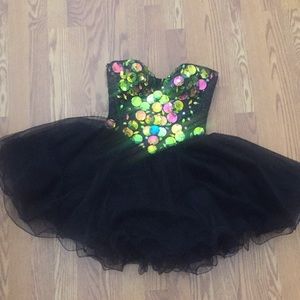 Sherri Hill tulle mirror dress
